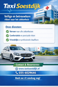 Ziekenhuis vervoer Taxi Soestdijk